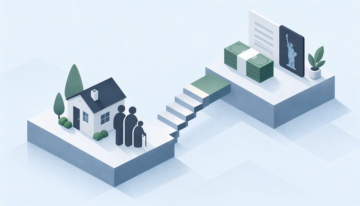 Geometric platforms suggest income thresholds and household size